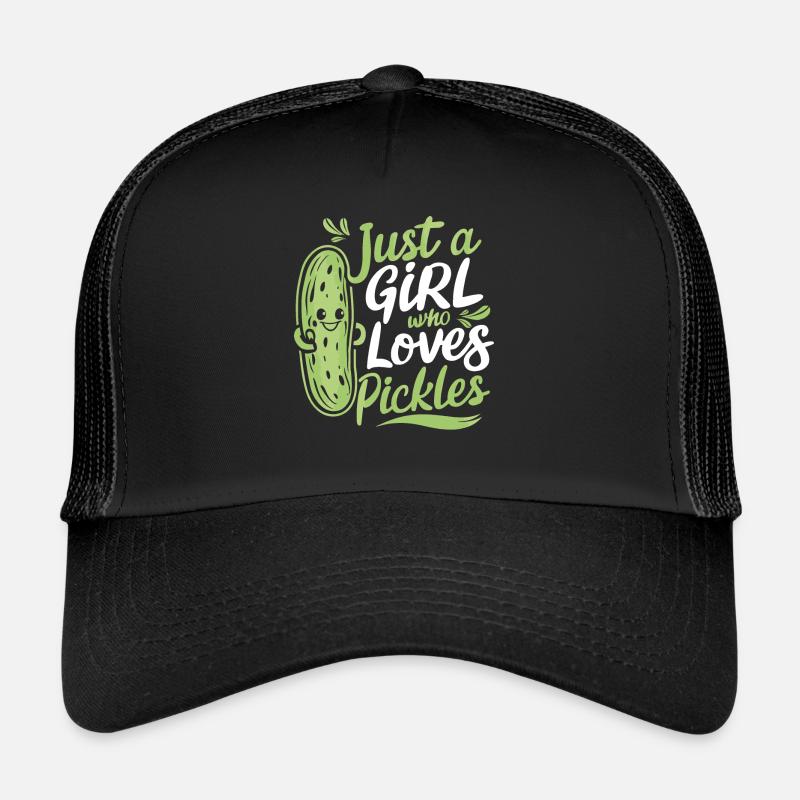Cucumber, Pickle, Pickle, Food Dill Trucker Cap