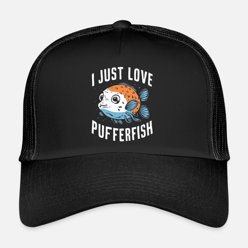 Poisson-globe, Poisson-globe, Poisson, Océan, Animal Casquette trucker 