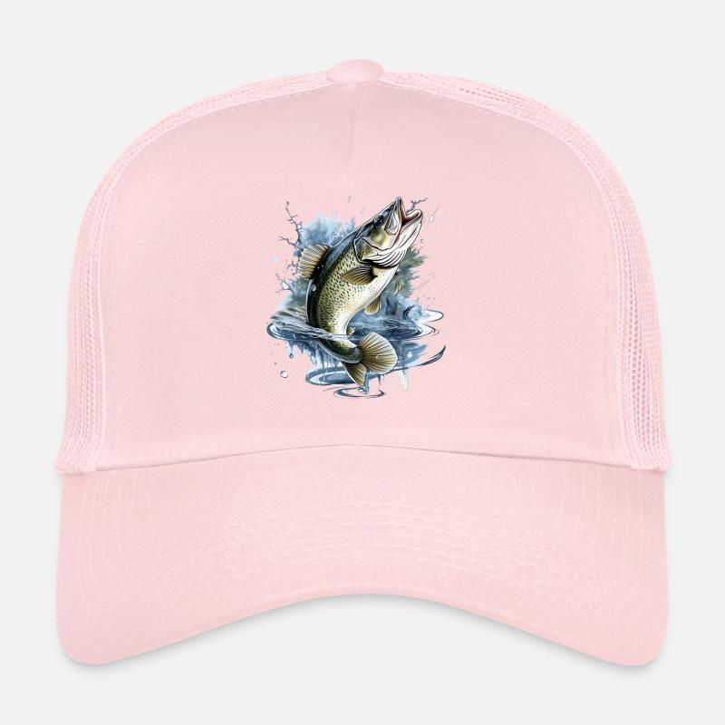 Bass Fish Trucker Cap