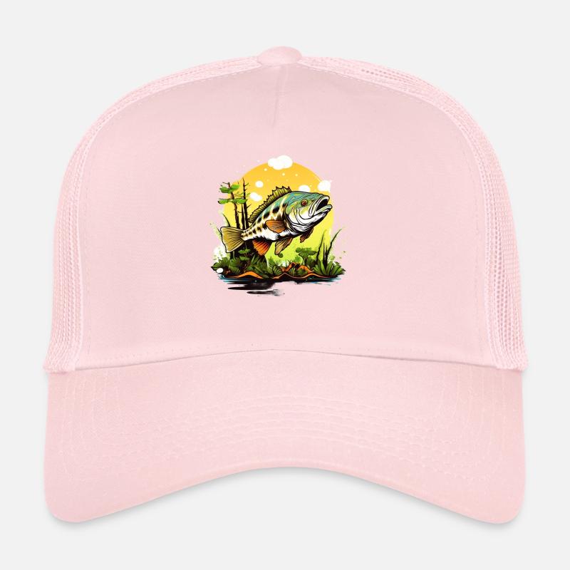Bass Fish Trucker Cap