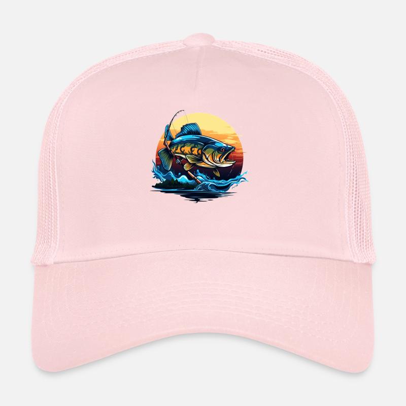 Bass Fish Trucker Cap
