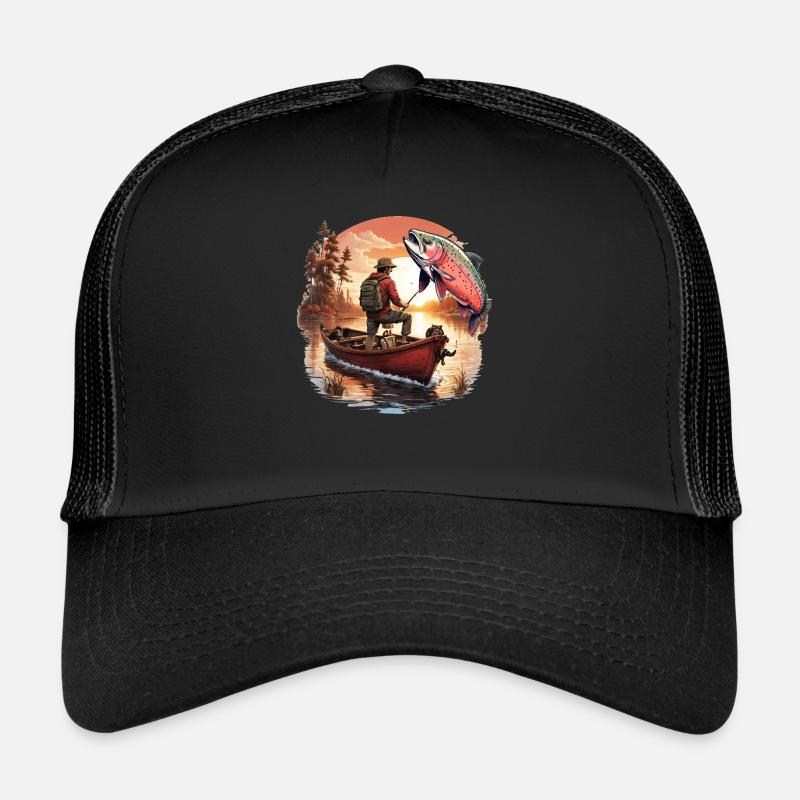 Bass Fish Trucker Cap