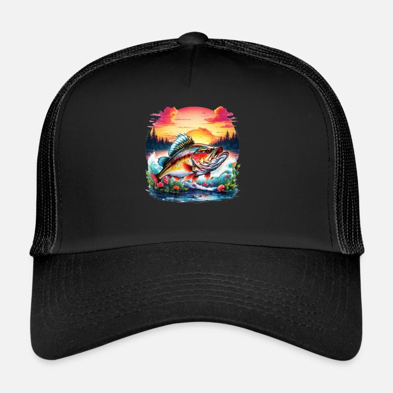 Poisson bar Casquette trucker 