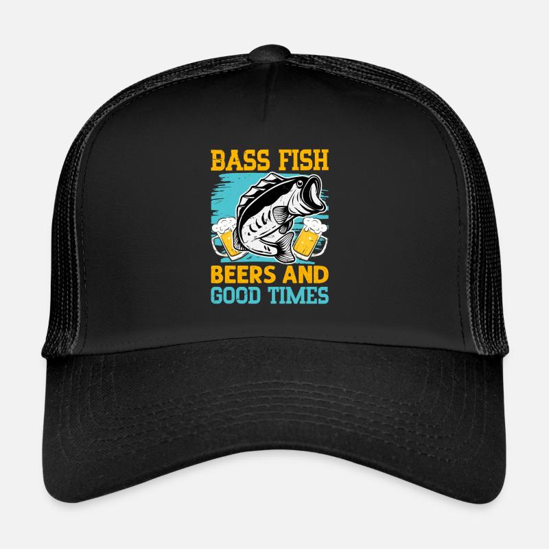 Barsch, Fisch, Bier und gute Zeiten Trucker Cap