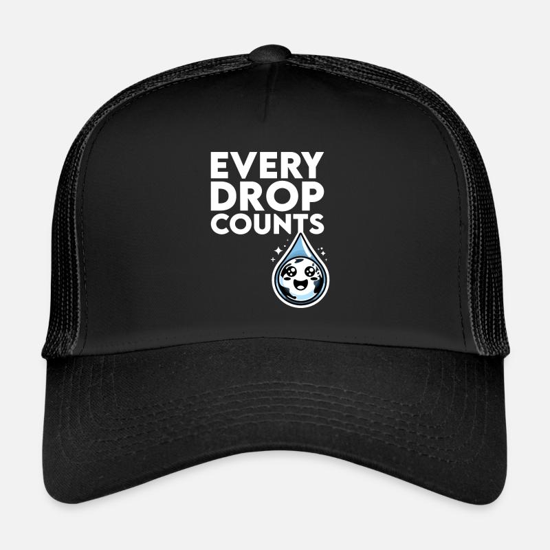 Jeder Tropfen Zählt Regenwasserernte Trucker Cap