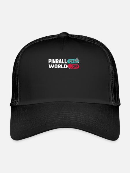 Flipper Flipper On World Off - Casquette trucker  - noir/noir - Devant