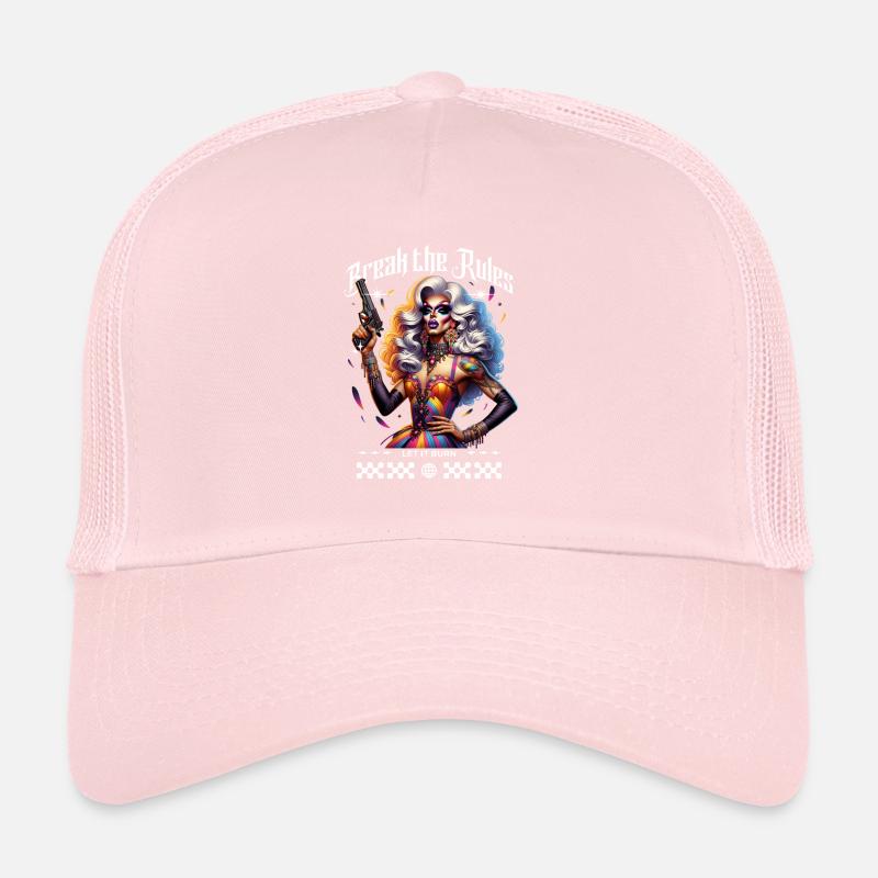 LGBTQ+ Pride: Break The Rules Trucker Cap