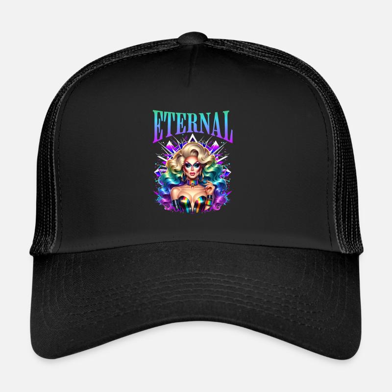 Fierté et glamour LGBTQ+ éternels Casquette trucker 