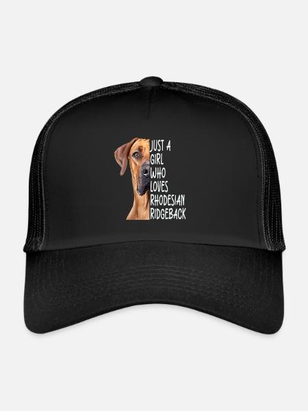 Ridgeback Rhodesian Gift - Trucker Cap - black/black