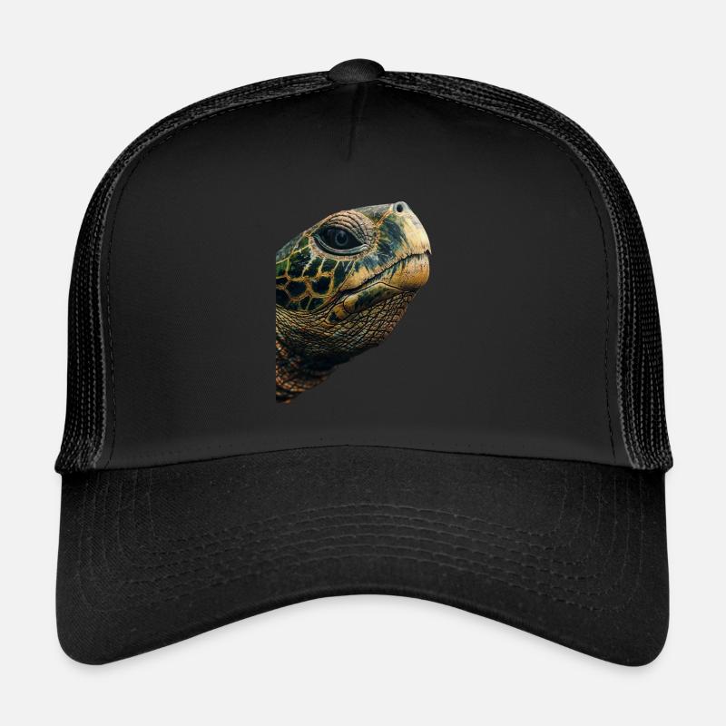 Schildkröte - Trucker Cap - Schwarz/Schwarz