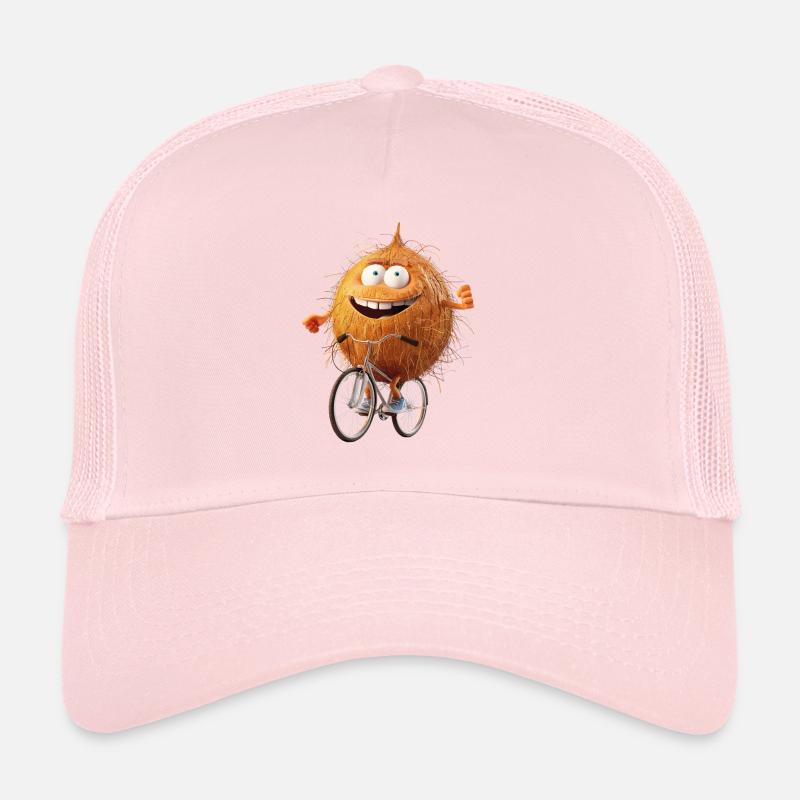 Coconut Bicycle Trucker Cap