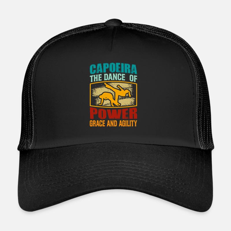 Capoeira, la danse de la puissance, de la grâce et de l’agilité Casquette trucker 