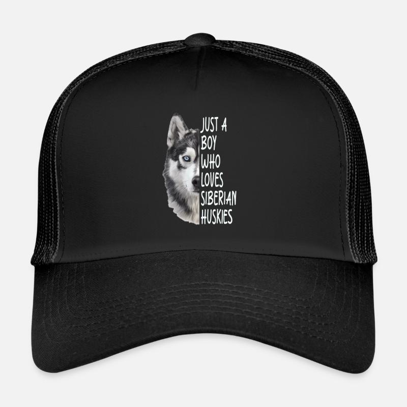 Siberian Husky Trucker Cap