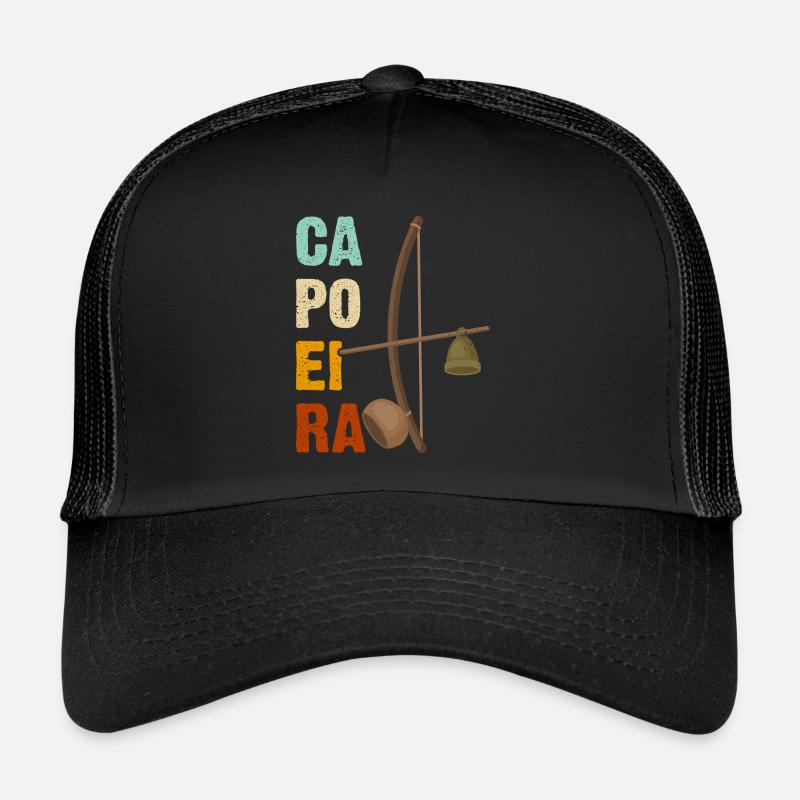 Capoeira - Trucker Cap - Schwarz/Schwarz