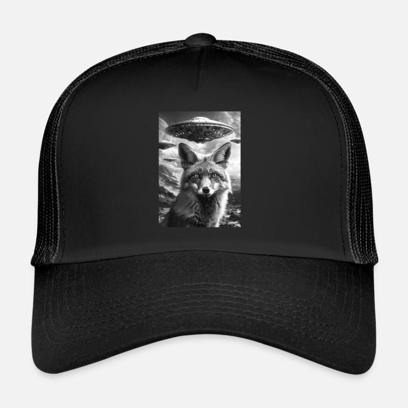 Ufo Selfie Fox Trucker Cap