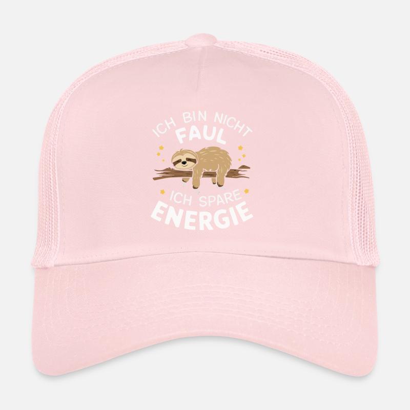 Sloth Sloths Animal Sleeping Lazy Trucker Cap