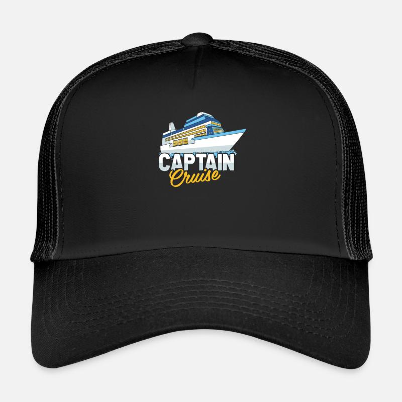 Kreuzfahrt - Trucker Cap - Schwarz/Schwarz