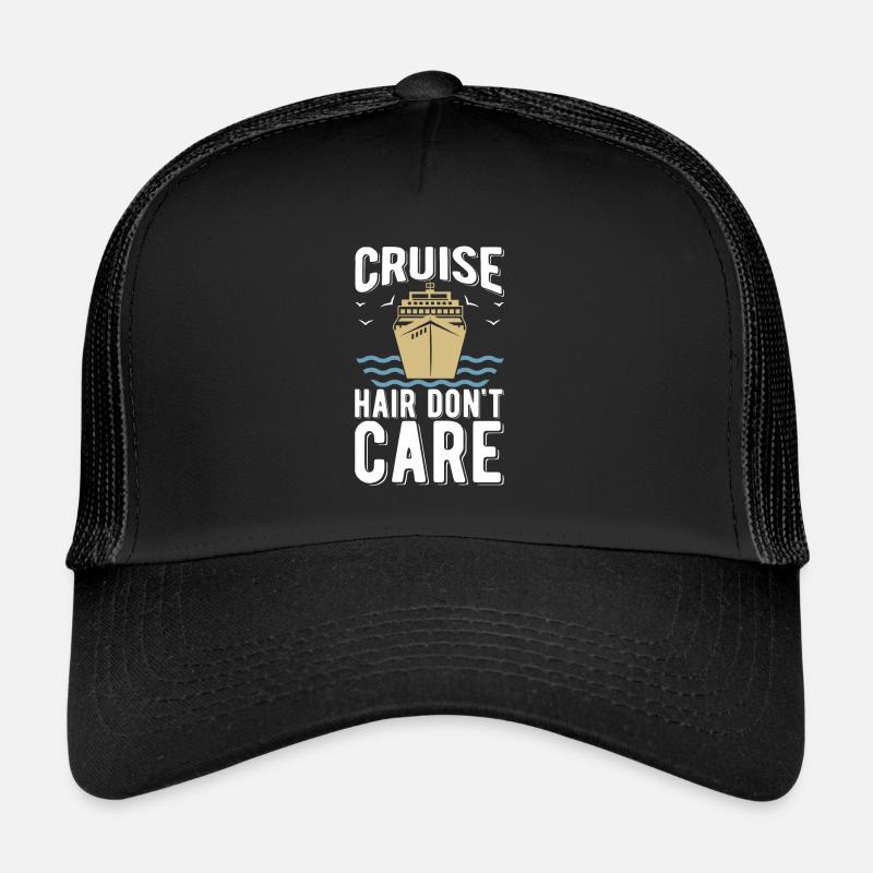 Kreuzfahrt Lustig - Trucker Cap - Schwarz/Schwarz