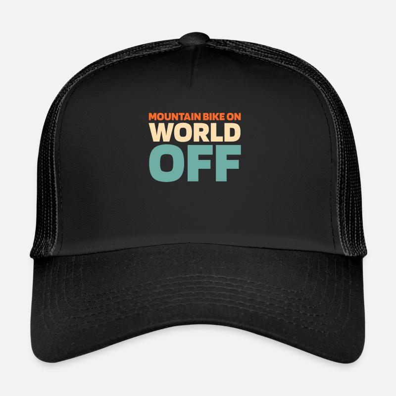 VTT VTT VTT - Casquette trucker  - noir/noir