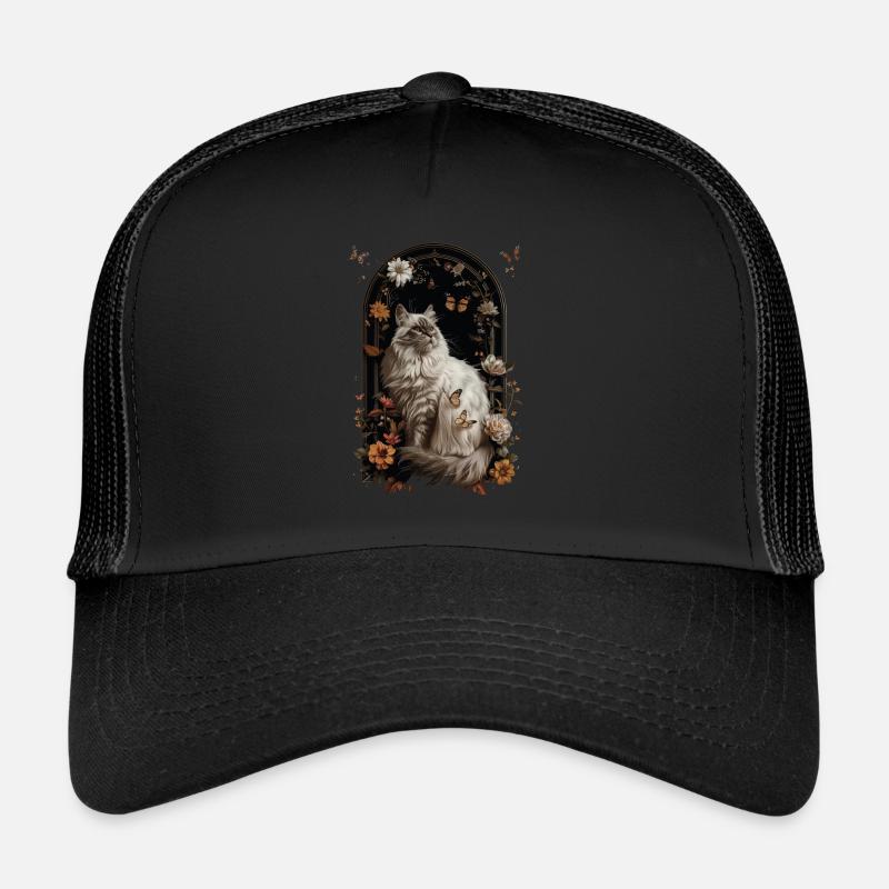 Chat sibérien Casquette trucker 