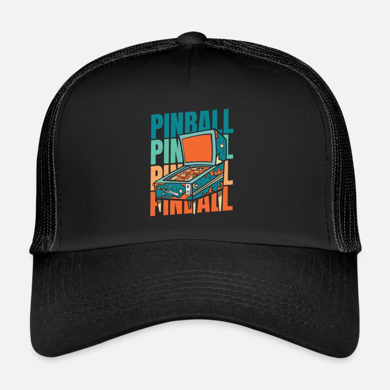 Flipper - Casquette trucker - noir/noir