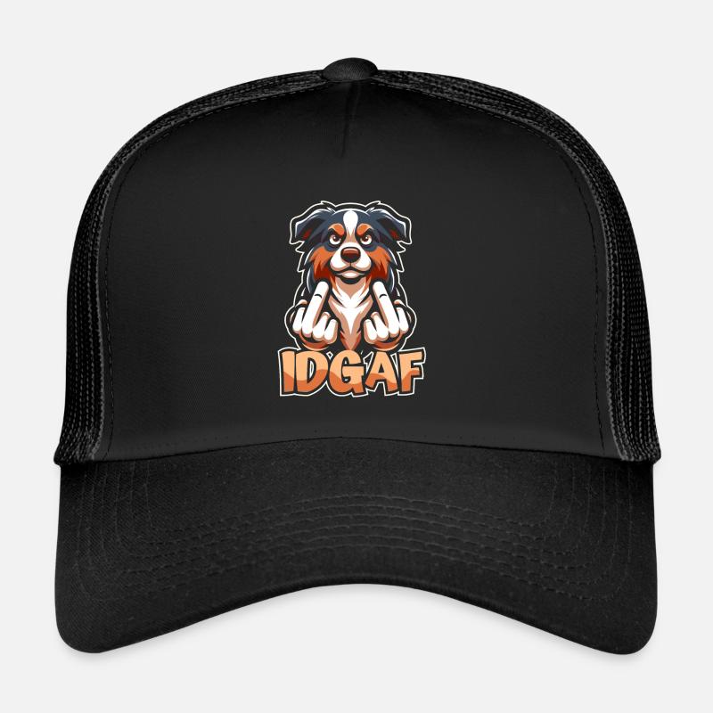 Berger australien Je n’en ai rien à Casquette trucker 