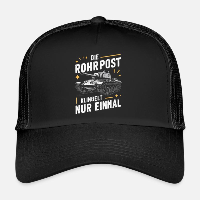 Chars Chars principaux Chars de combat Chars Chars Pilotes de chars Casquette trucker 