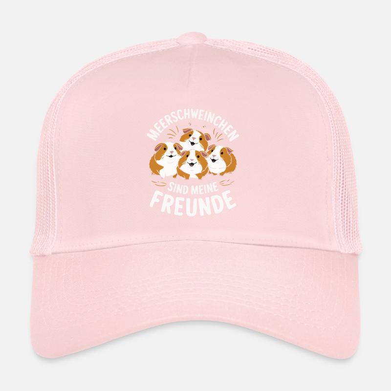 Meerschweinchen Kurzhaar Langhaar Crested Hunde Trucker Cap