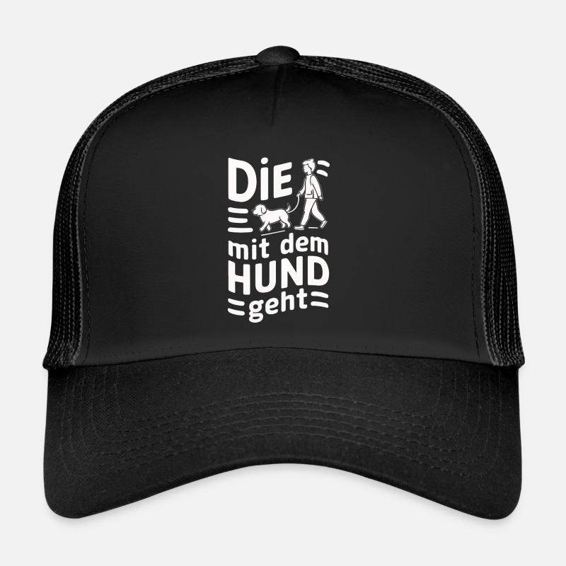 chien chiens animaux de compagnie dictons drôles Casquette trucker 