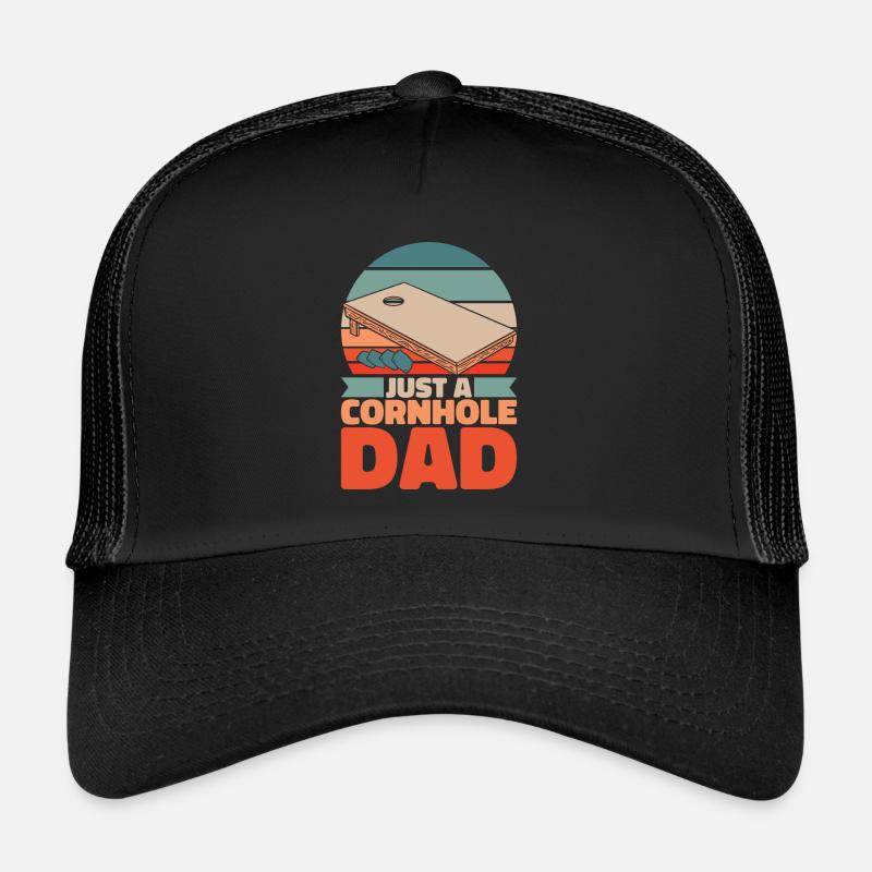 Cornhole Blind Hole Game Father Trucker Cap