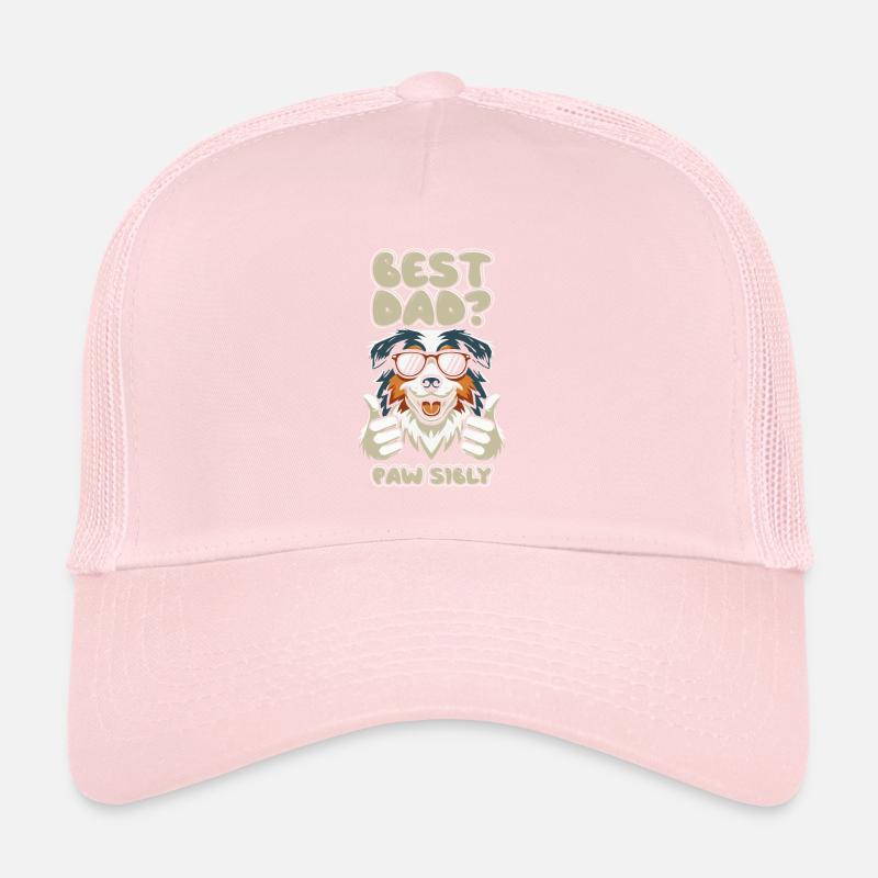 Berger Australien Père Meilleur Papa Pawsibly Casquette trucker 