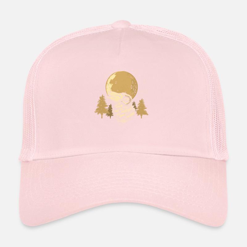 Sheep Moon Howling Trucker Cap