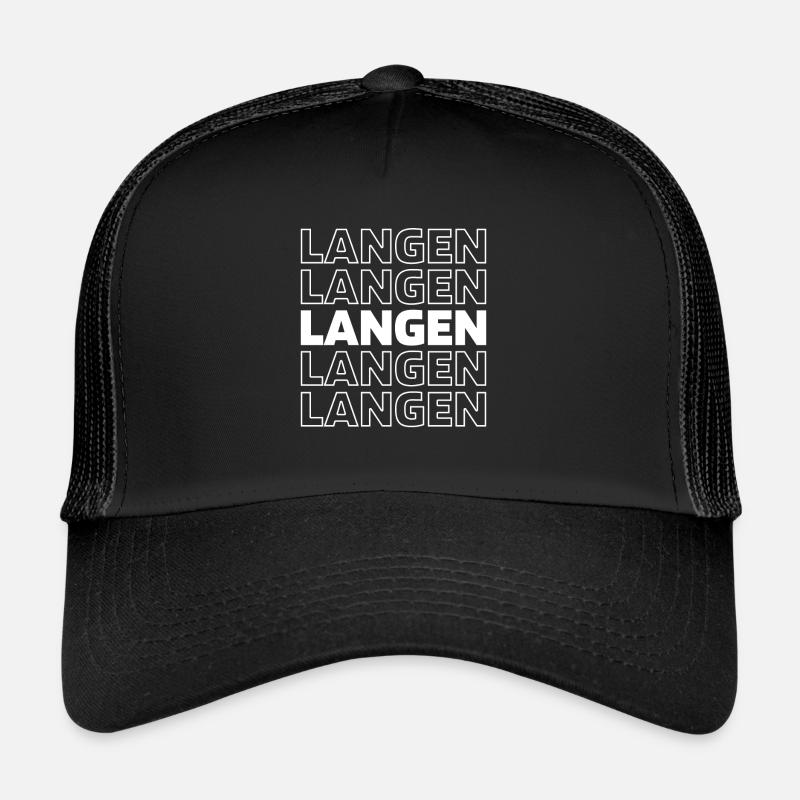 Ville allemande de Langen, Hesse Casquette trucker 