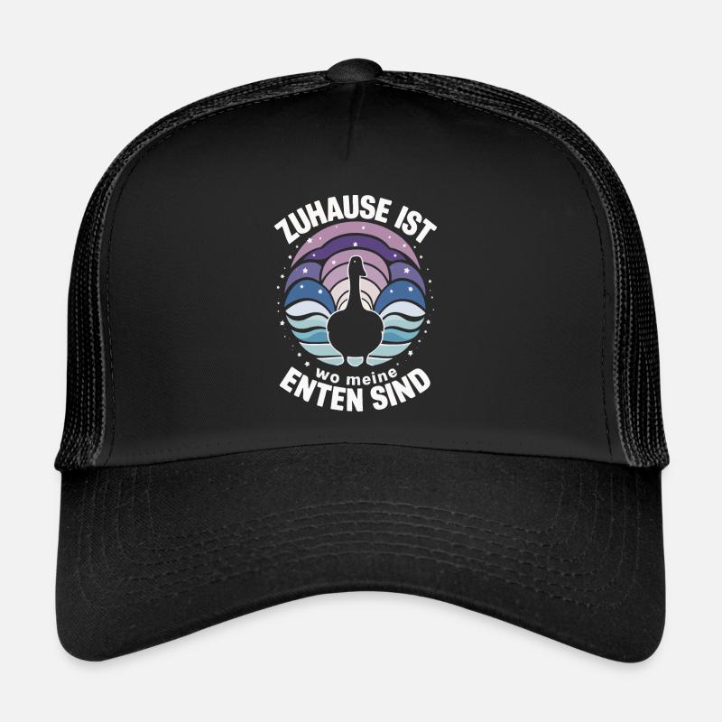 Canard colvert, canard oiseaux, canard, canard foncé, oiseau Casquette trucker 