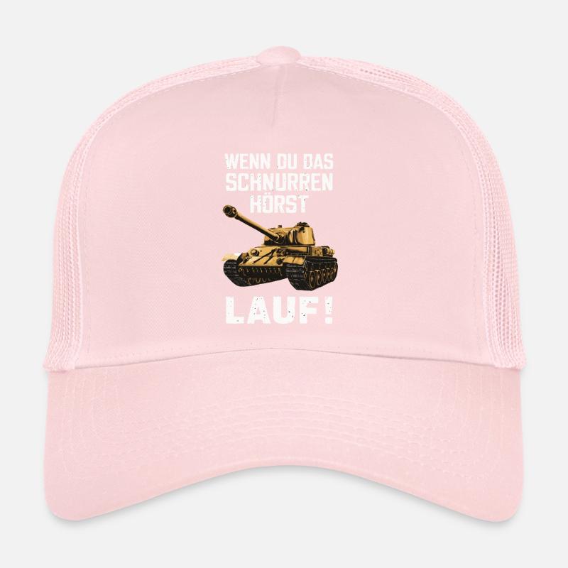 Panzer Kampfpanzer Panzerkampfwagen Panzerfahrer Trucker Cap