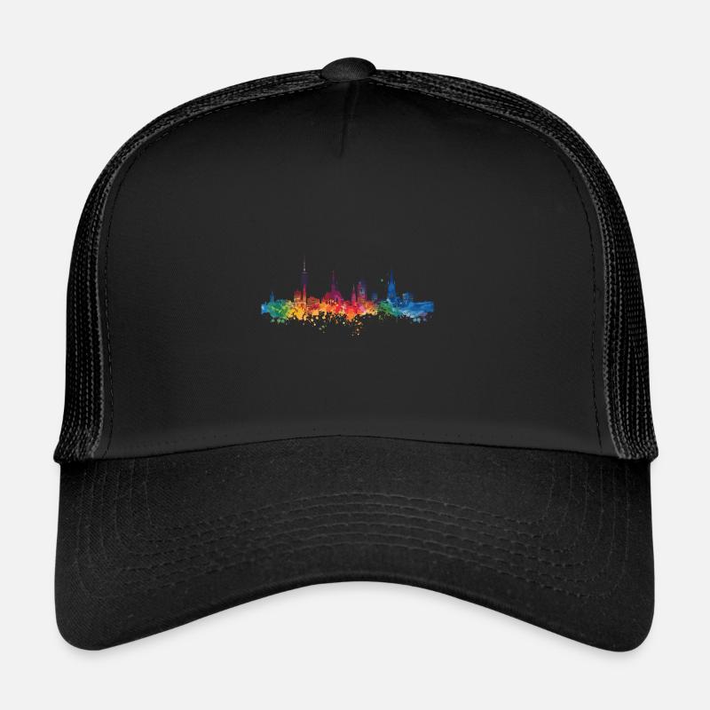 Bonn - Trucker Cap - Schwarz/Schwarz
