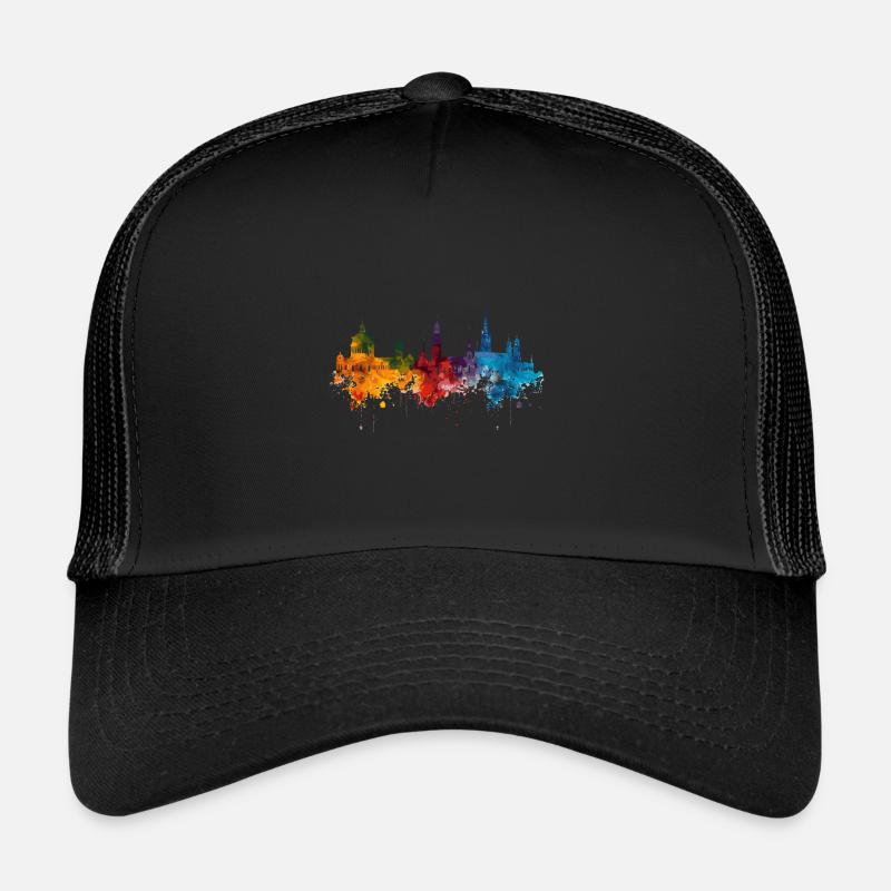 Braunschweig - Trucker Cap - black/black