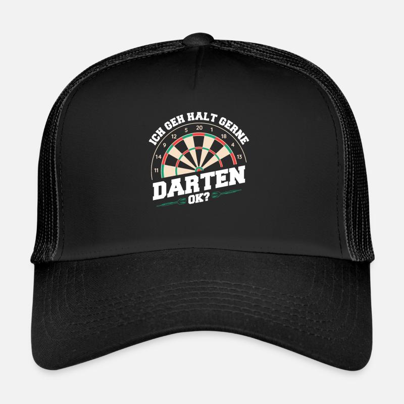 Fléchettes Fléchettes Flécheurs Joueurs de fléchettes Casquette trucker 