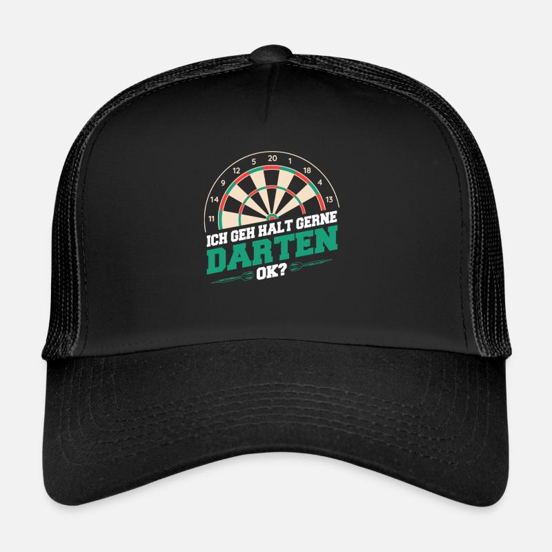 Fléchettes Fléchettes Flécheurs Joueurs de fléchettes Casquette trucker 
