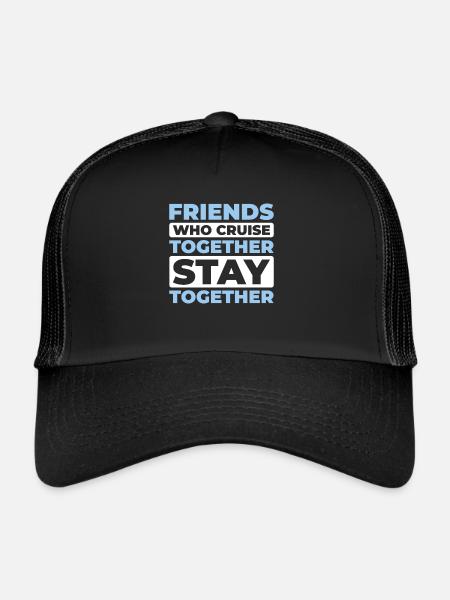 Cruise - Trucker Cap - black/black - Front