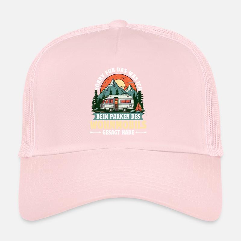 Camping Camper Motorhome Funny Saying Trucker Cap