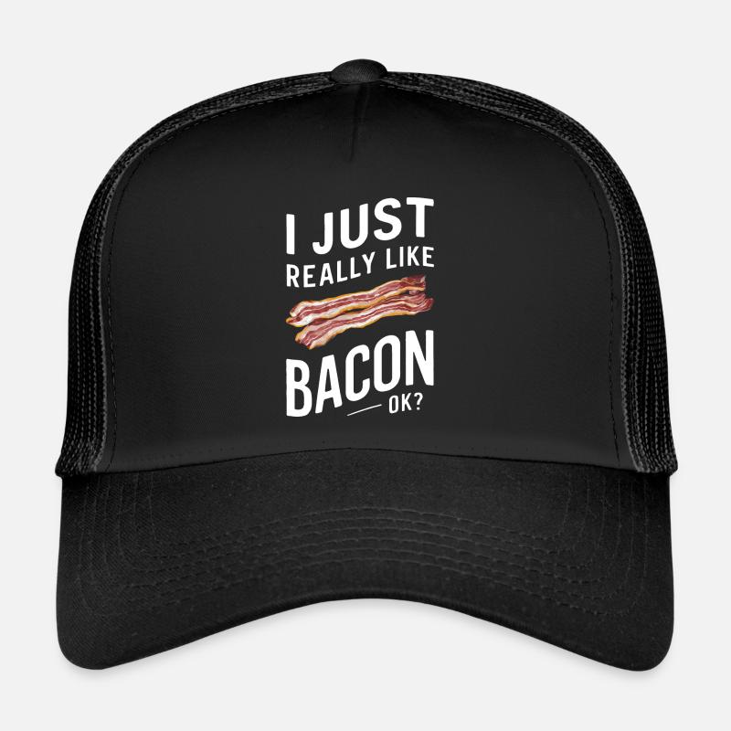 Bacon Petit-déjeuner Bacon Casquette trucker 