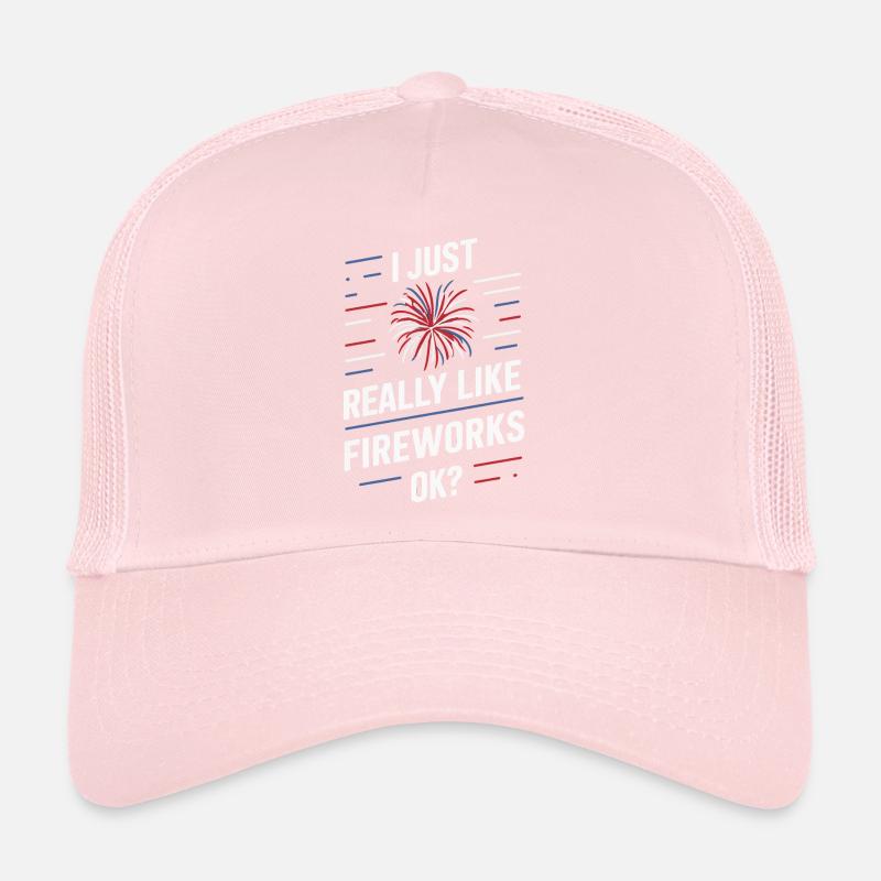 Pyrotechnics Fireworks Pyrotechnics Trucker Cap
