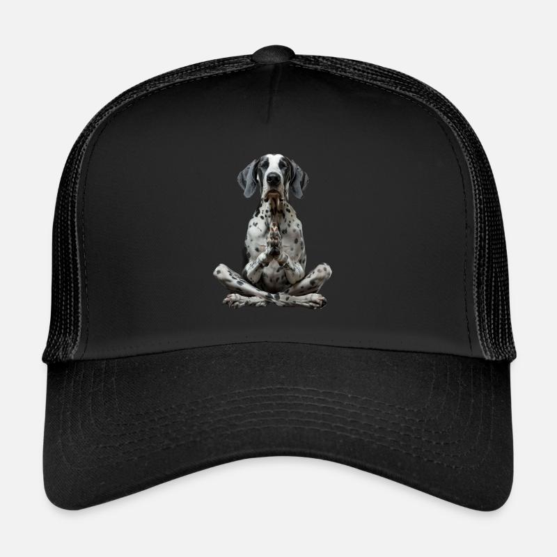 Deutsche Dogge - Trucker Cap - Schwarz/Schwarz