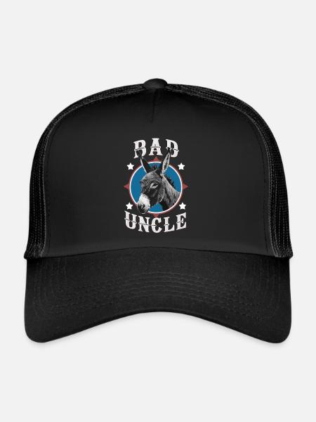 Uncle Fmilie Great-Uncle Uncle - Trucker Cap - black/black - Front