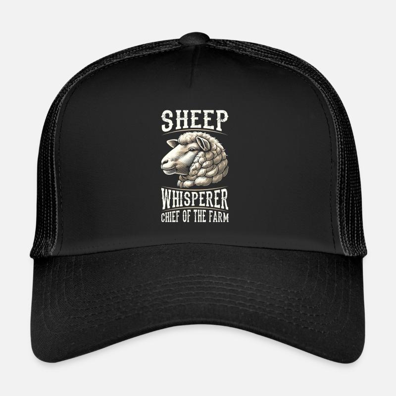 Berger Mouton Chef de la Ferme - Casquette trucker  - noir/noir