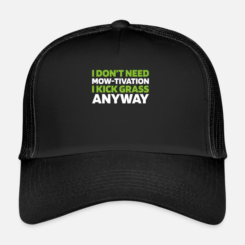 Lawn mower mowing Trucker Cap