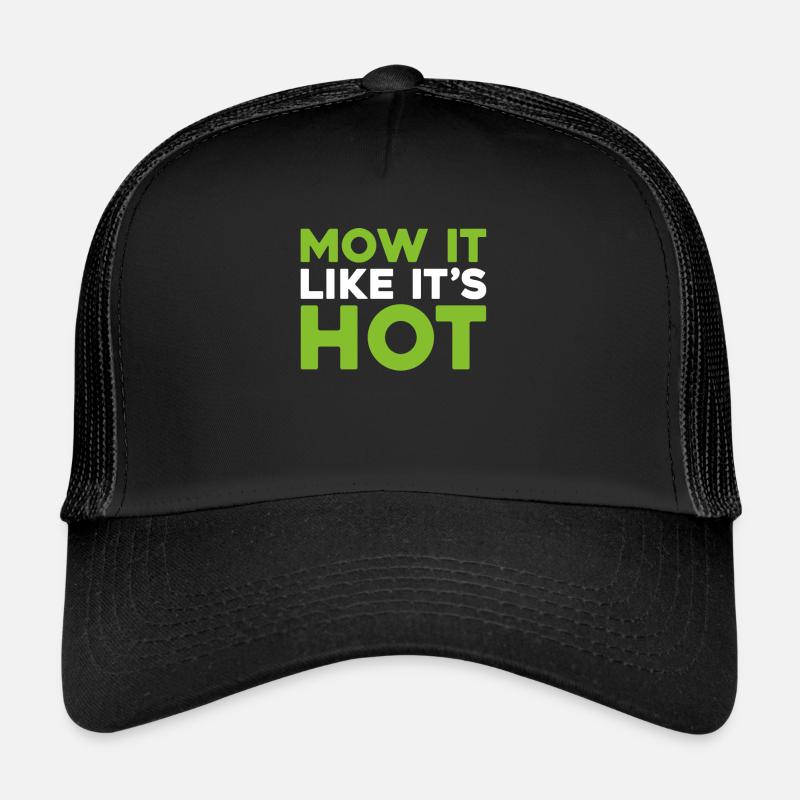 Lawn mower mowing Trucker Cap