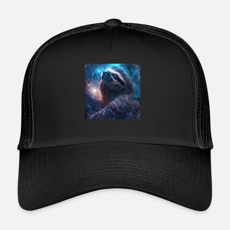Faultier - Trucker Cap - Schwarz/Schwarz