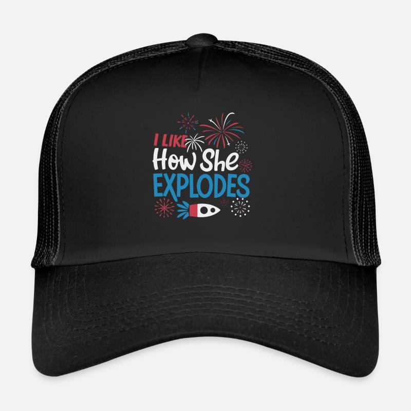 Pyrotechnics Fireworks Pyrotechnics Trucker Cap
